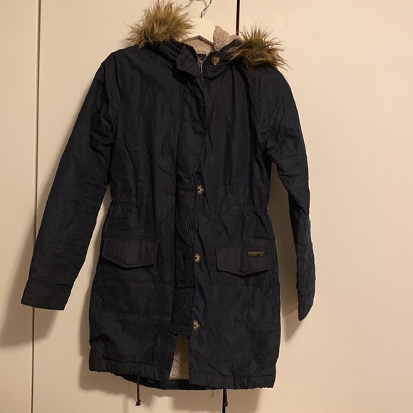 Abercrombie and Fitch navy jacket. Size Xxs - Picture 6 of 12